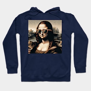 Mona Lisa Sunglasses Hoodie